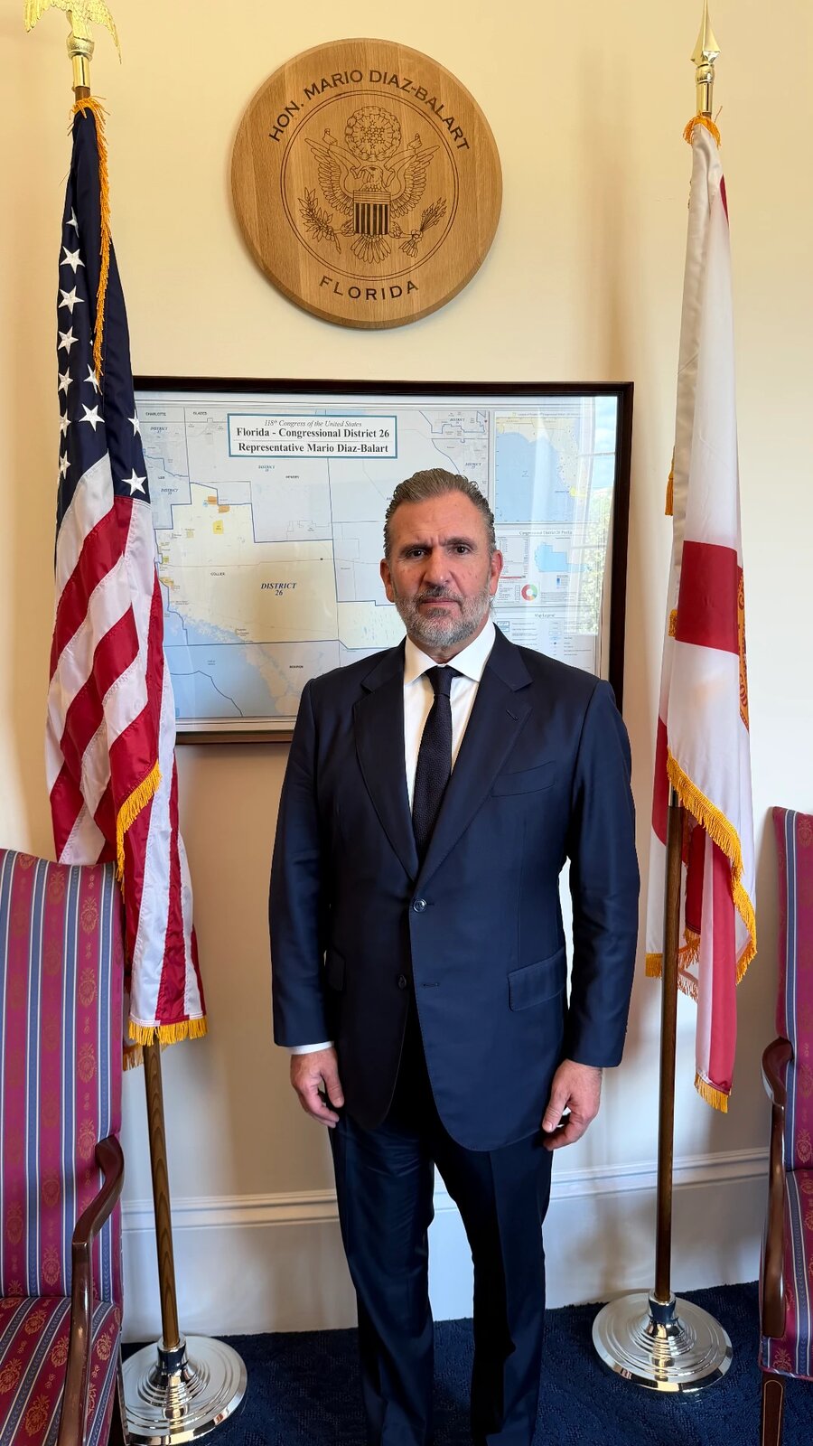 Roberto Arzú meeting in a United States congressional office in Washington, D.C.